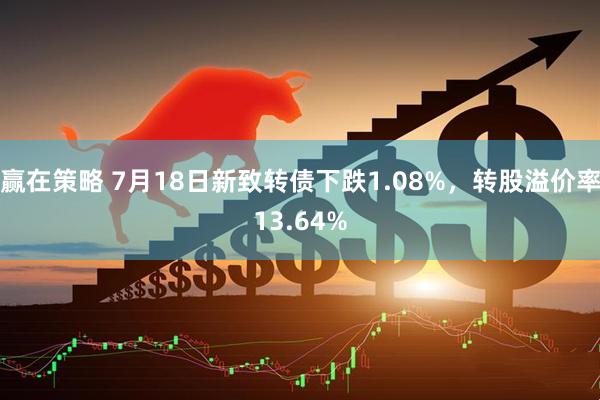赢在策略 7月18日新致转债下跌1.08%，转股溢价率13.64%